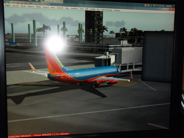 Parked at KLAX, Gate 1, Terminal 1