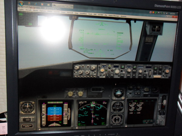 Cruising at FL260, approaching transition waypoint HEC....