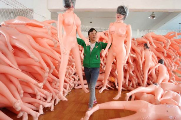 RAMMED: The sex doll factory is full of blow-up ladies