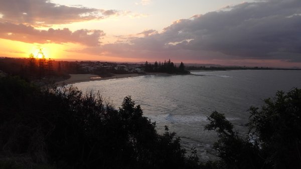 Sunset over Moffat & Dicky beaches..jpg