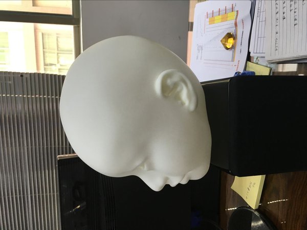 The 137cm doll's heads used 3D-printing technology from Japan