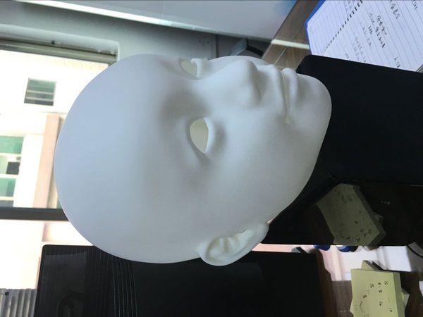 The 137cm doll's heads used 3D-printing technology from Japan