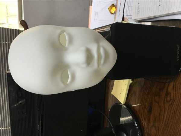 The 137cm doll's heads used 3D-printing technology from Japan