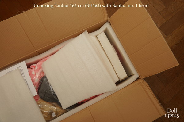 Unboxing Sanhui 165 cm (SH165) with Sanhui no. 1 head - Dollstudio