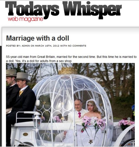 Marriage with a doll - the wedding coach.jpg