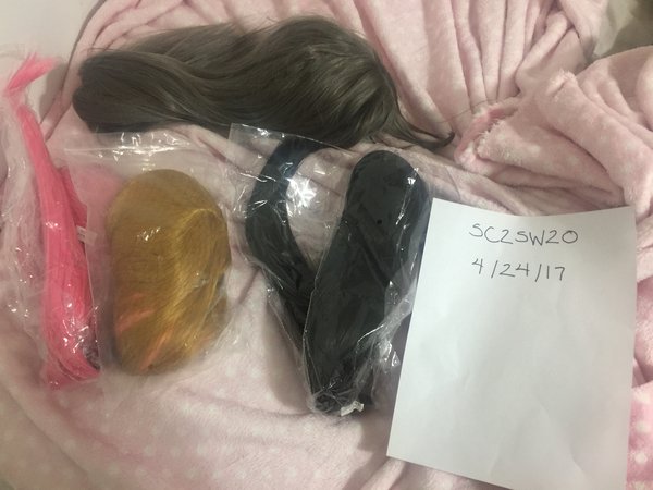 ACCESSORIES-1 - WIGS, COMB, &amp; CLEANING KIT