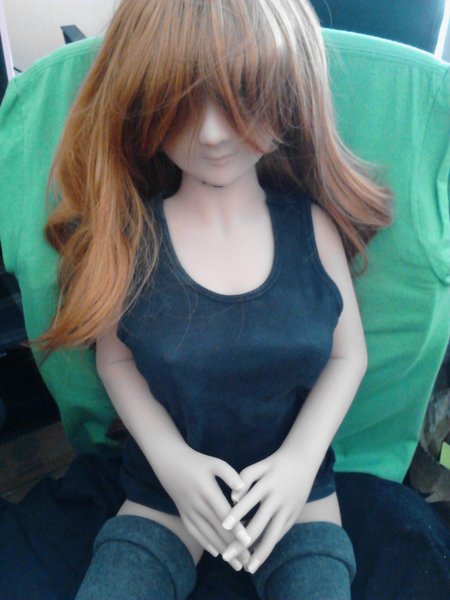 Custom 100cm WM RLSD: Pose5<br />(non-RLSD Outfit, something I whipped together with girls' clothes) (Aftermarket Wig)