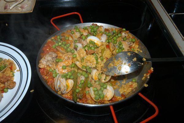 The final product - if you have never had Paella you have to try it!