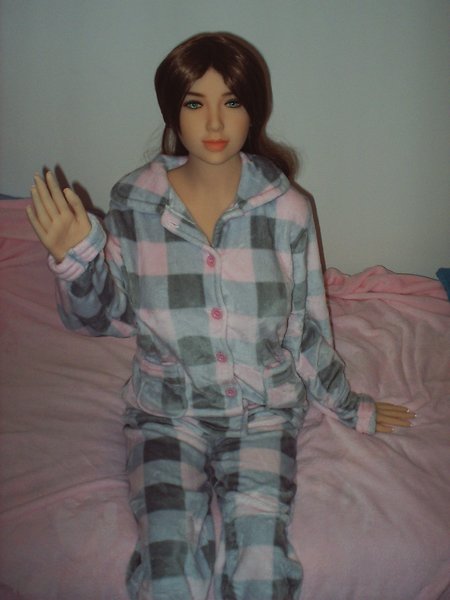 Sabrina pajama hello.JPG