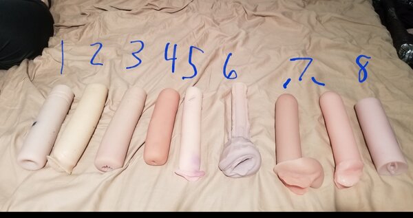 They are the 7th, pre and post trimming. All feel good, but they and the (Stoya) fleshlight feel about the same.