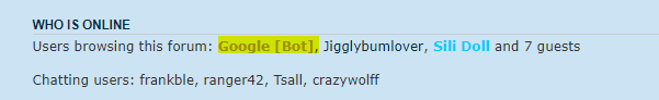 We have Google bots in the forum?