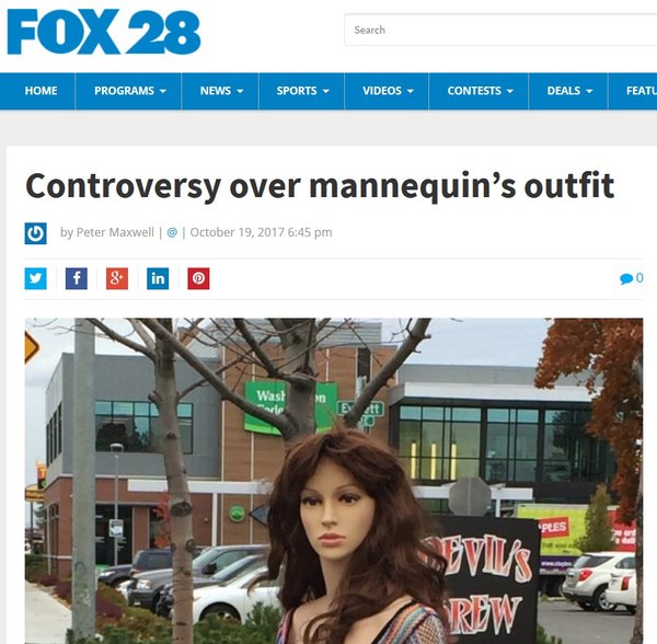 2017-10-19 FOX 28 - Controversy over mannequin's outfit.jpg