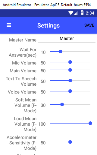 Settings. Adjust your phone's sensitivity here.