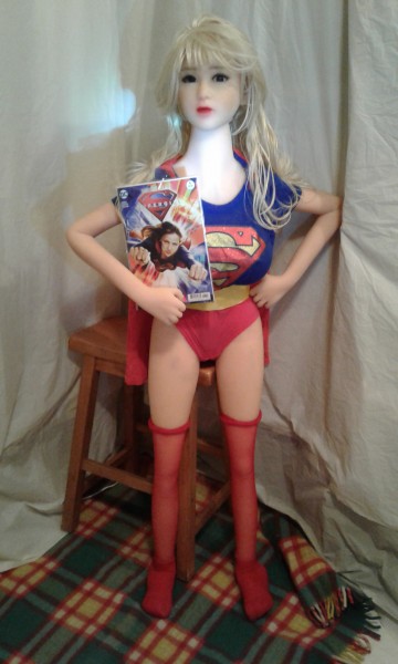 amy as supergirl 1st