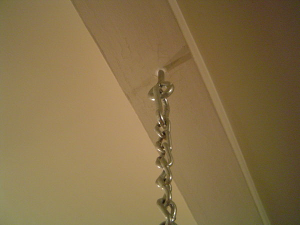 Doll Hanging Eye Lag in Ceiling w Chain & Carabiner 005.jpg