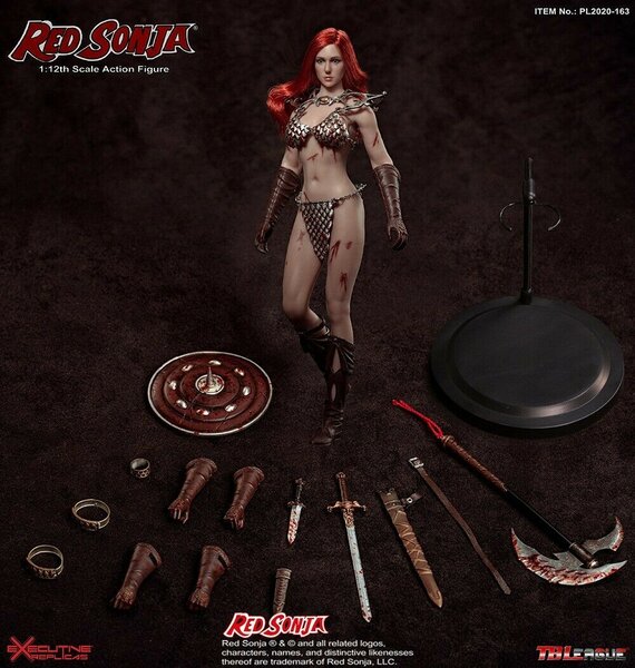 TBLeague 1-12 PL2020-163 Red Sonja Warrior Queen inch Action Figure Toys Presale-11.jpg